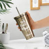 Personalized Golden Tumbler For Valentine's Day Online