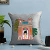 Personalized Grey Cushion Cover