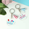 Personalized Happy Birthday Keychains (Set of 2) Online