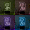 Shop Personalized Happy Birthday LED Lamp