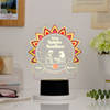 Gift Personalized Happy Raksha Bandhan Black Base LED Lamp