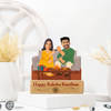 Personalized Happy Raksha Bandhan Caricature