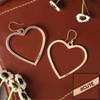 Personalized Heart Shaped Hoop Earrings Online