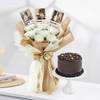 Personalized Heartfelt Blooms And Sweet Treat For Dad