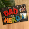Personalized Hero Dad Polaroids String Art Frame