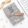 Gift Personalized Journal with Leather Wrap