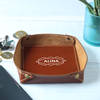 Buy Personalized Leather Desktop Organiser