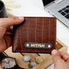 Gift Personalized Leather Wallet And Watch Gift Set
