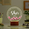 Gift Personalized LED Lamp For Women's Day