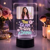 Personalized LED Too Glam To Give A Damn Acrylic Photo Frame