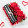 Personalized Love Blooms And Temperature Bottle Combo
