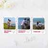 Personalized Love Story Fridge Magnet Trio