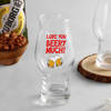 Buy Personalized Love You Beery Much Beer Glass - Set Of 2