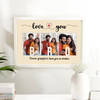 Personalized Love You Bro MDF Photo Frame