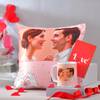 Personalized Love You Cushion And Mug Valentine's Day Gift Combo Online