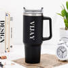 Personalized Matte Black Tumbler