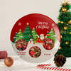 Personalized Merry Christmas Decorative Plate