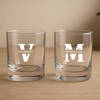 Personalized Monogram Whiskey Glass Set - Set of 2