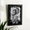 Gift Personalized Mother's Day Monochrome Photo Frame