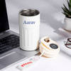 Buy Personalized Motivational Temperature Tumbler And Blue Cream Cake Combo