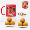 Personalized Mug And Ganesha Rakhi Hamper