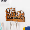 Gift Personalized Panda Wooden Key Holder