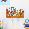 Personalized Panda Wooden Key Holder