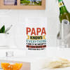 Shop Personalized - Papa Knows Everything - Father's Day Beer Mug