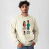 Shop Personalized Partner In Crime Sweatshirts For Siblings - Off-White