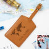 Gift Personalized Passport Cover And Luggage Tag Combo - Tan