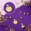 Personalized Pearl Pendant Set for Girls