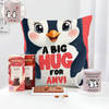 Personalized Penguin Love And Treats Valentine Hamper Online