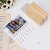 Shop Personalized Photo Desk Calendar With Wooden Base