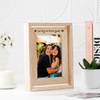 Gift Personalized Photo Frame And Money Plant Combo