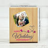 Shop Personalized Photo Frame in Wood for Anniversary