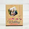 Personalized Photo Frame in Wood for Anniversary Online