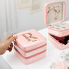 Gift Personalized Pink Double-Decker Jewellery Organizer