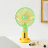 Buy Personalized Portable Hand Fan - Green And Yellow