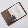 Buy Personalized Premium Passport Cover With Luggage Tag And Keychain - Brown