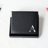 Personalized PU Leather Black Bifold Wallet For Him