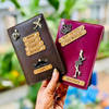 Personalized PU Leather Couple's Passport Cover - Set Of 2
