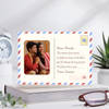 Personalized Rakhi Postcard Table Frame