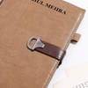 Buy Personalized Refined Brown Faux Leather Diary