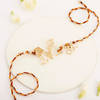 Gift Personalized Resin Initial Rakhi
