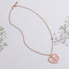 Buy Personalized Rose Gold Heart Pendant