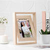 Personalized Rotating Wooden Photo Frame
