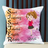 Personalized Satin Cushion for Sister Online