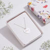 Shop Personalized Silver Finish Heart Pendant