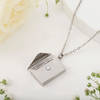 Buy Personalized Silver Love Envelope Pendant For Mom