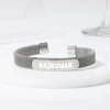 Gift Personalized Silver Stainless Steel Cuff Bracelet For Brother